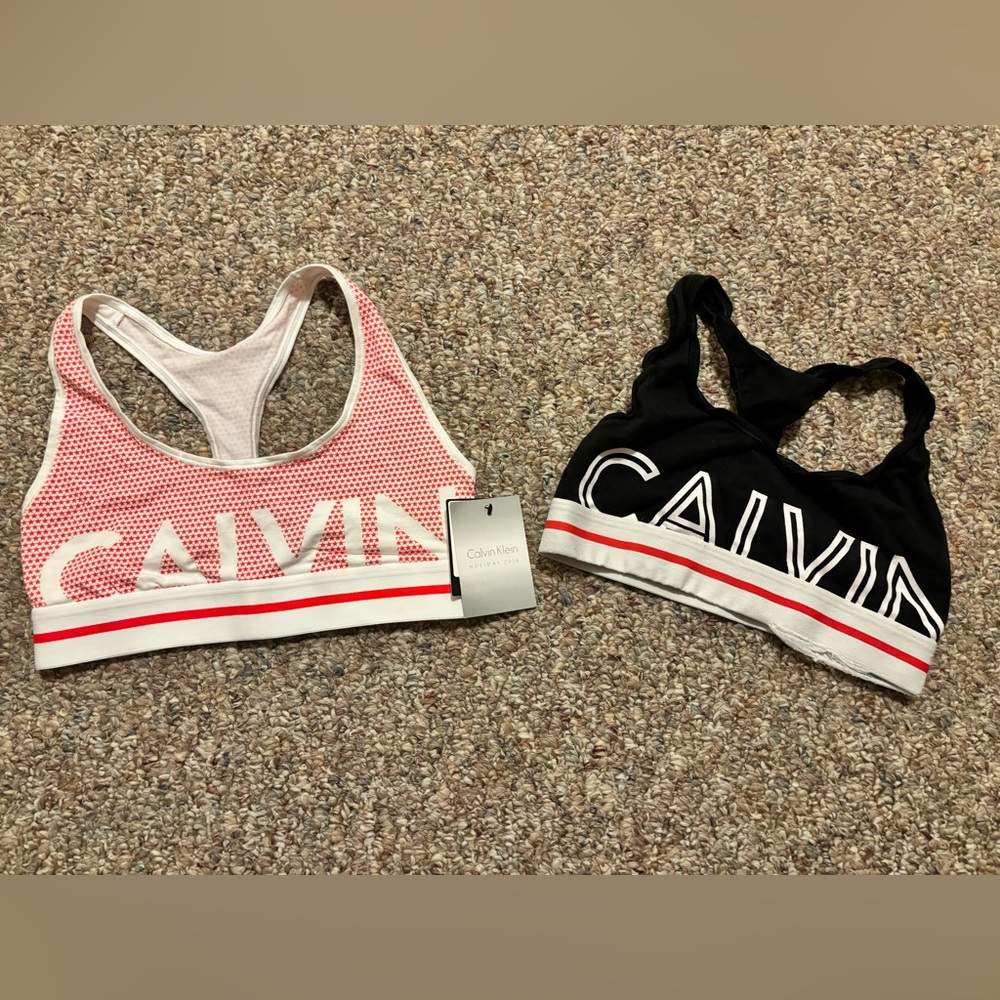 Calvin Klein Sports Bras Size Small one NWT